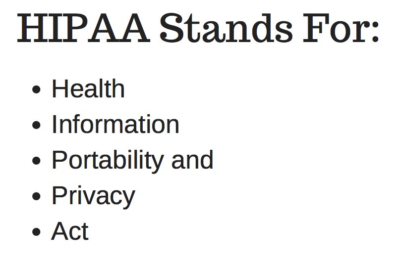hipaa stands for hipaa stands for
