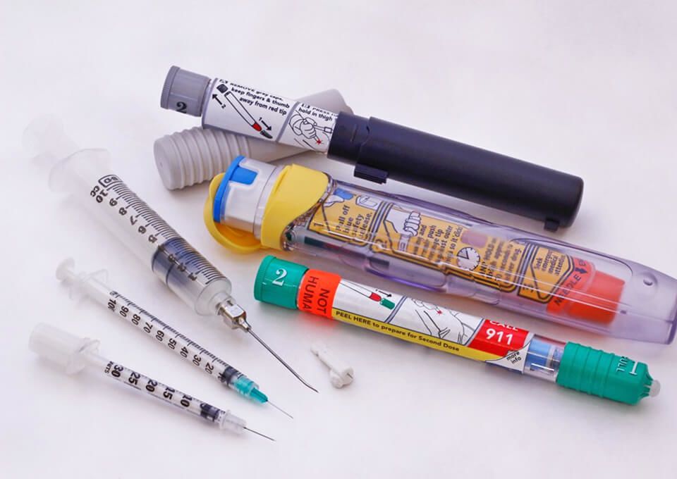 Different types of sharps