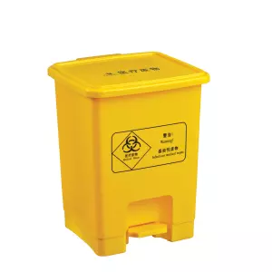 Yellow Medical Waste Bin