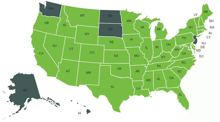 service area map