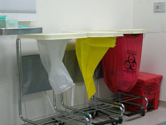 Medical waste disposal in hospitals