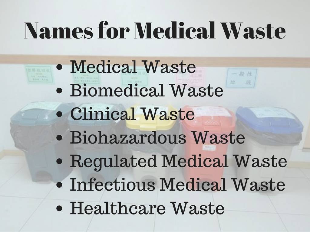 Names for Medical Waste Disposal