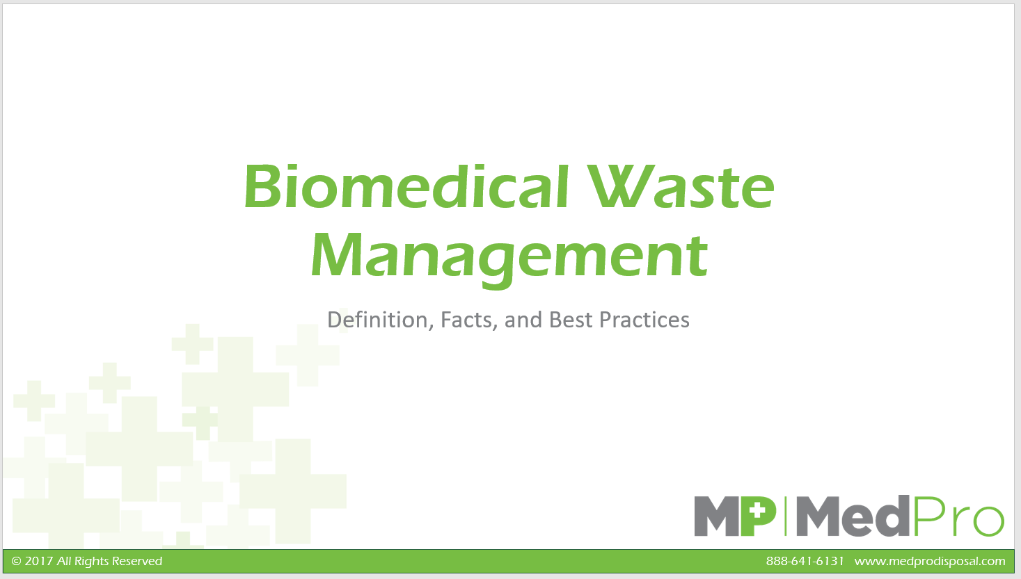 medical waste powerpoint presentation