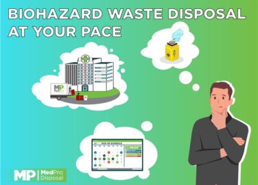 Biohazard sharps disposal